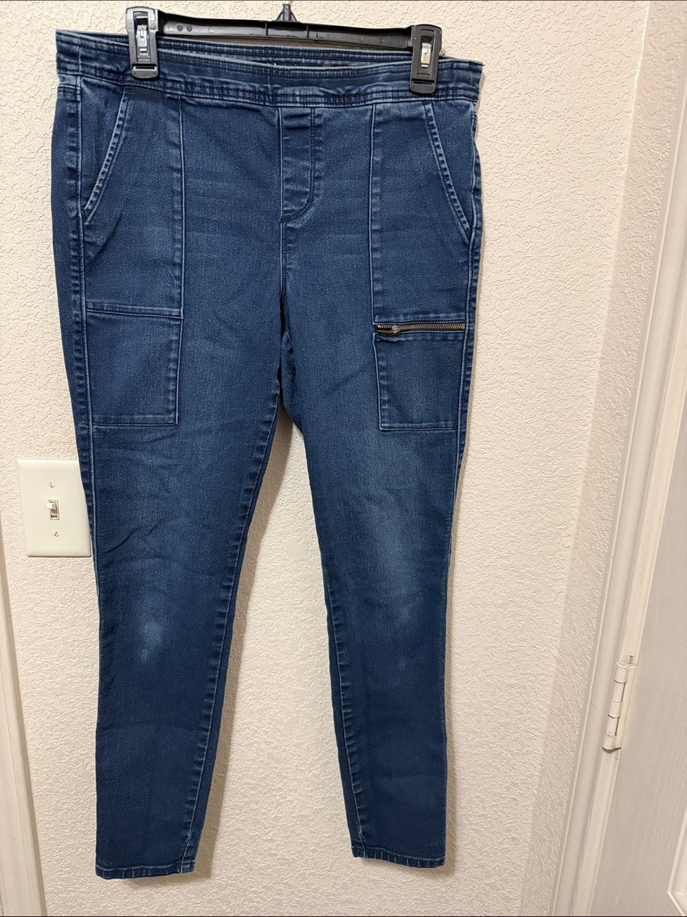 Style & Co. Dark Blue Patch Pocket Jeggings